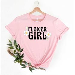 flower girl shirt, flower girl gift cute tshirt, unisex t-shirt