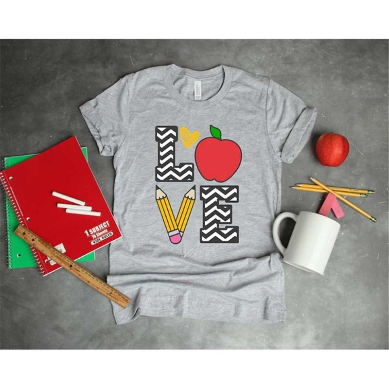 Kindergarten Love Shirt, Kindergarten Shirt, Back To School Shirt, Teacher Life Shirt, Unisex T-Shirt