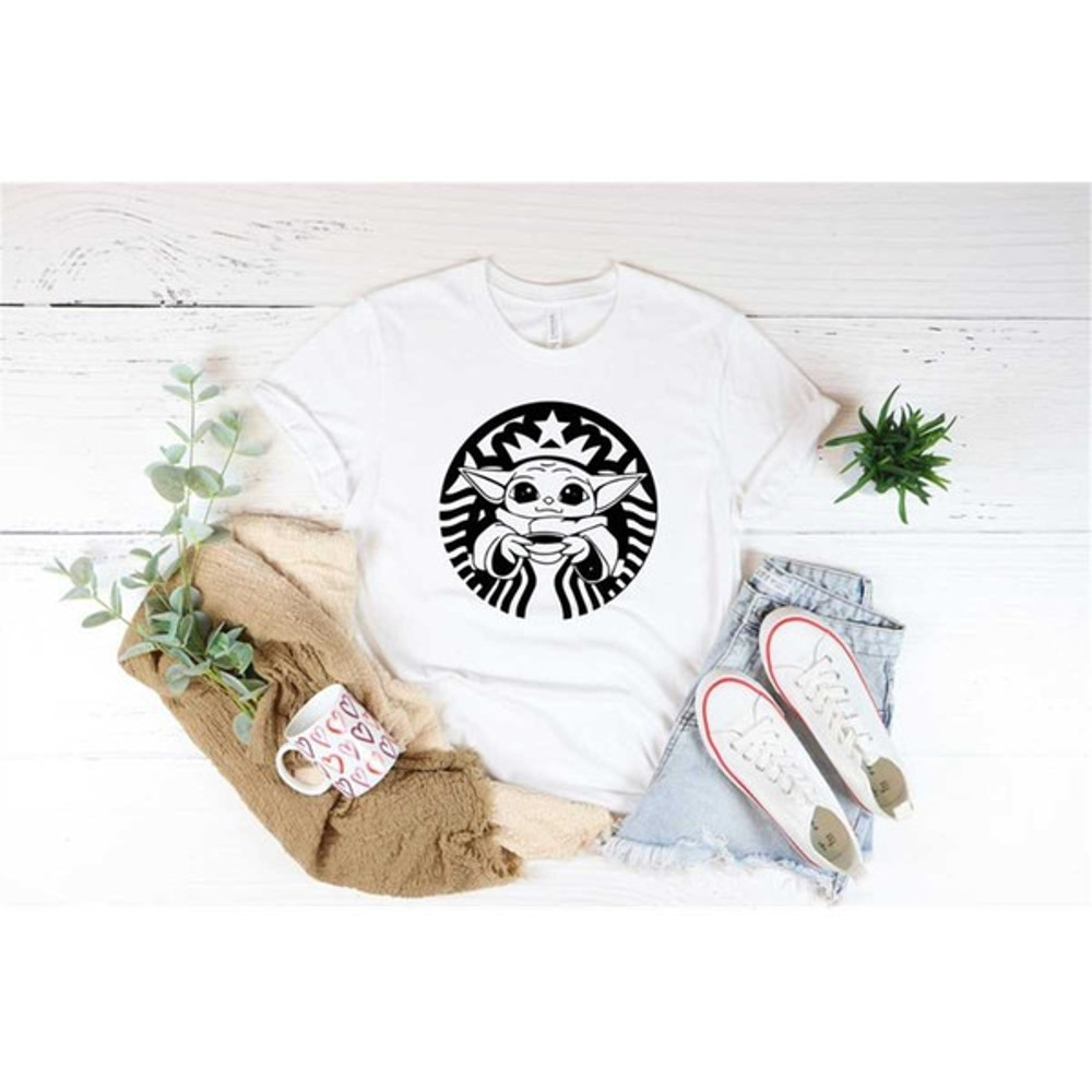 Yoda Coffee Shirt, Star Wars, Yoda Shirt, Baby Yoda, Coffee Lover, Baby Yoda Outfit, Unisex T-Shirt