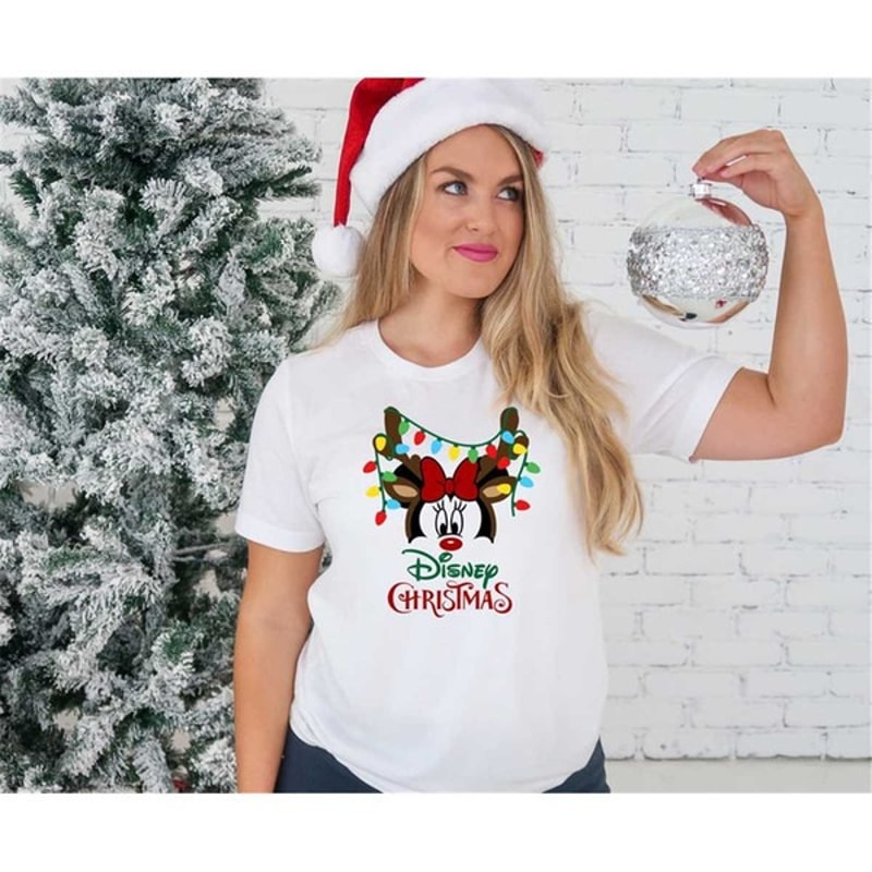 Disney Christmas Shirt, Minnie Christmas, Minnie Christmas Party Shirt, Unisex T-Shirt