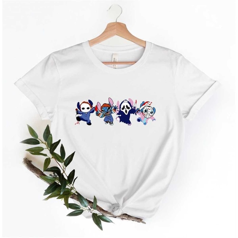 Stitch Halloween Shirt,Spooky Lilo Tshirt, Disney's Lilo And Stitch Halloween Shirts, Unisex T-Shirt