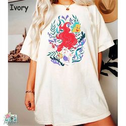 the little mermaid comfort colors shirt, ariel sweatshirt, princess shirt, disney gift shirt, unisex t-shirt