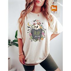 rip shirt, ghost shirt, spooky shirt, halloween shirt for women, unisex t-shirt