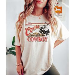 vintage original cowboy shirt, vintage western shirt, rodeo shirt, original western shirt gift, unisex t-shirt