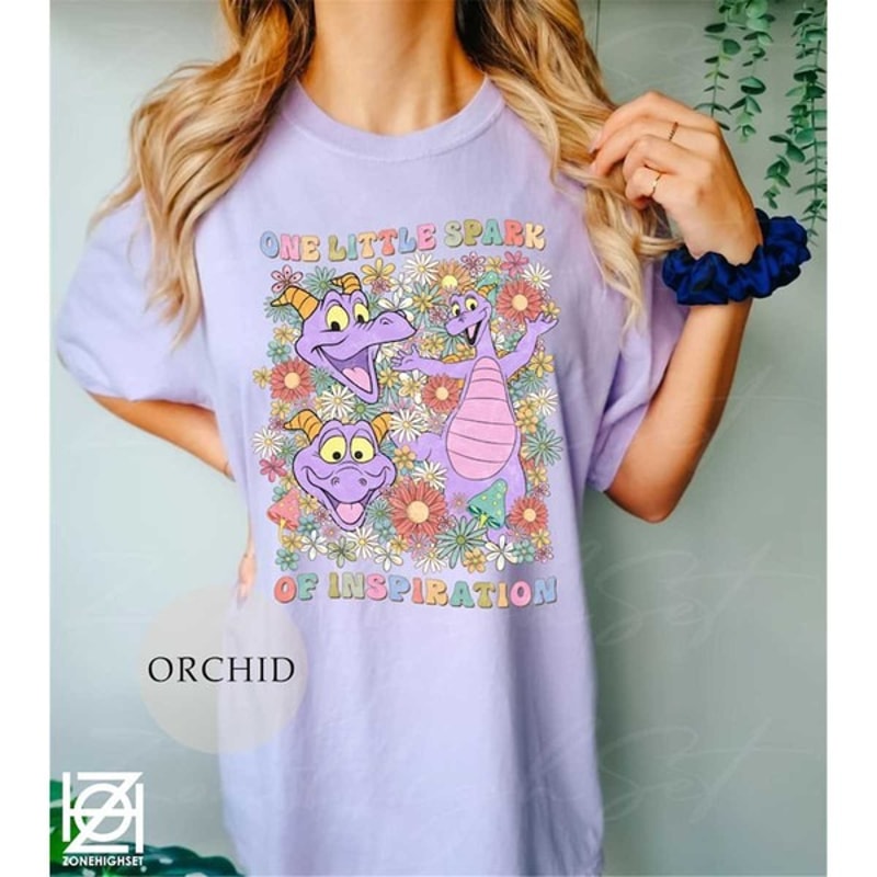 One little spark, of inspiration Comfort Colors Shirt, Disney Figment Shirt, Disney Shirt, Unisex T-Shirt