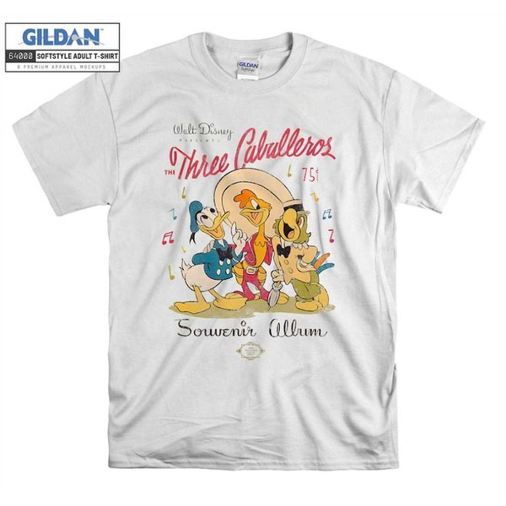 Disney The Three Caballeros Classic Donald Duck T shirt, Unisex T-Shirt