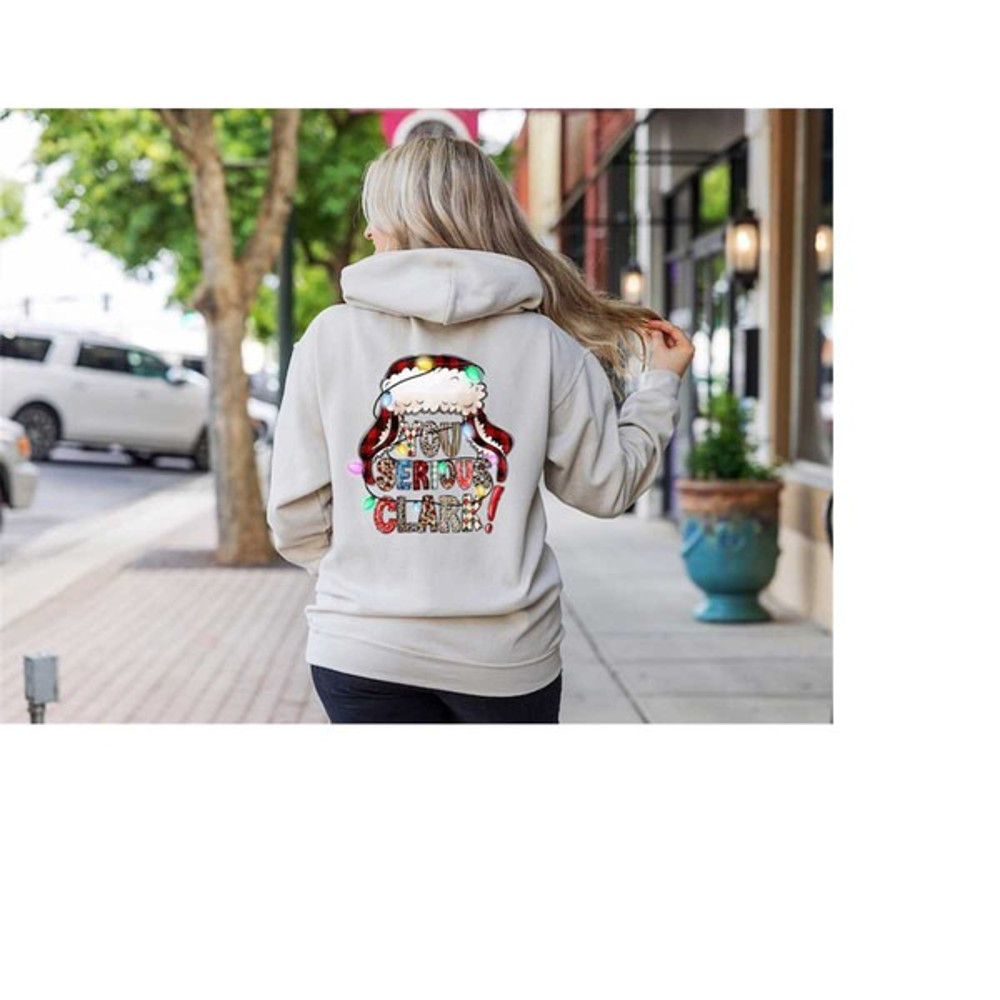 You Serious Clark Hoodie, Christmas Family Hoodie, Christmas Lights Hoodie, Unisex Sweatshirt, Hoodie