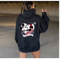 lovely disney hoodie, forever mickey and minnie in love hoodie, unisex sweatshirt, hoodie