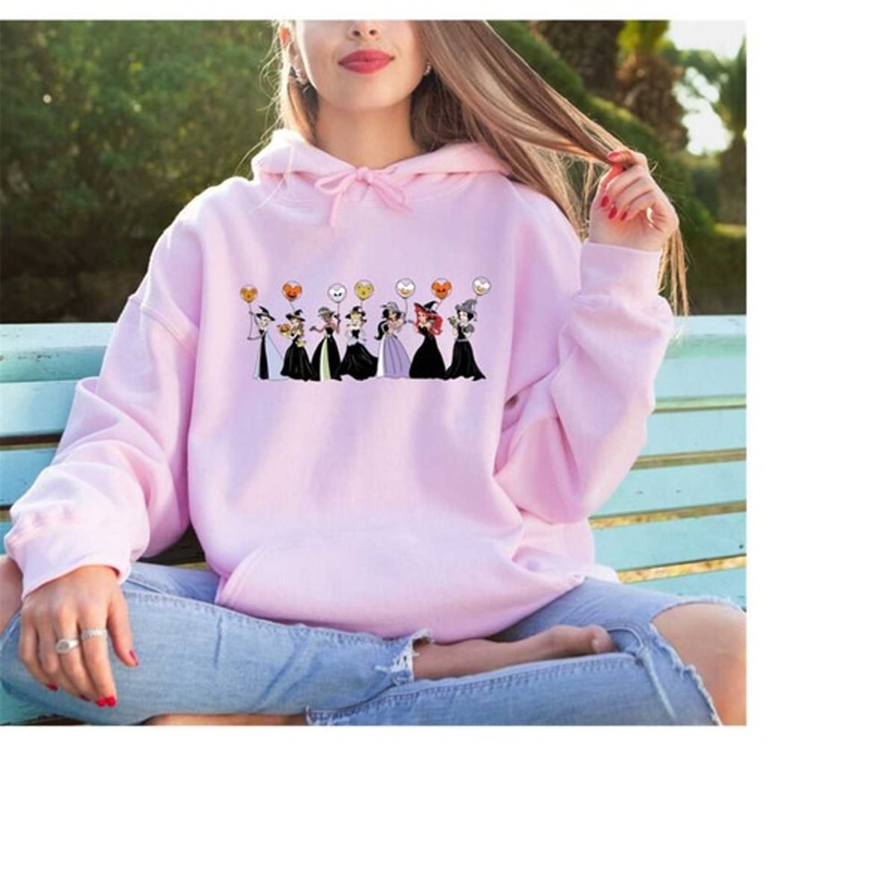Halloween Witches Hoodie, Disney Princesses Hoodie, Womens Halloween Sweatshirt, Unisex Sweatshirt, Hoodie