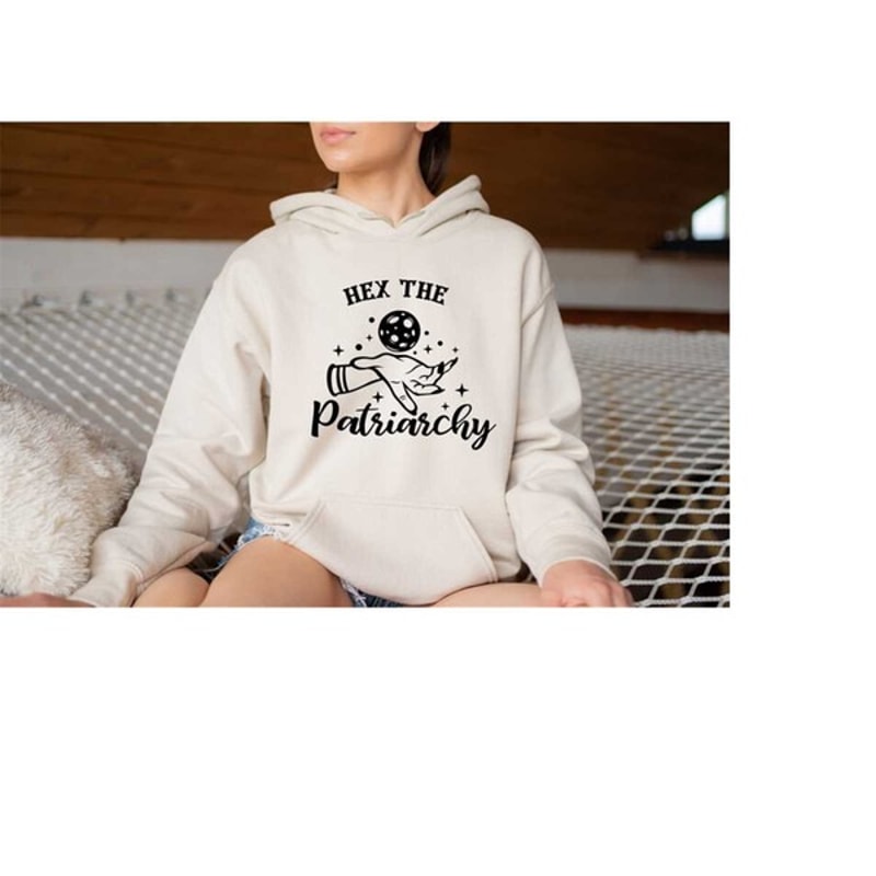 Feminist Halloween Hoodie, Hex The Patriarchy, Feminist Witch Hoodie, Unisex Sweatshirt, Hoodie