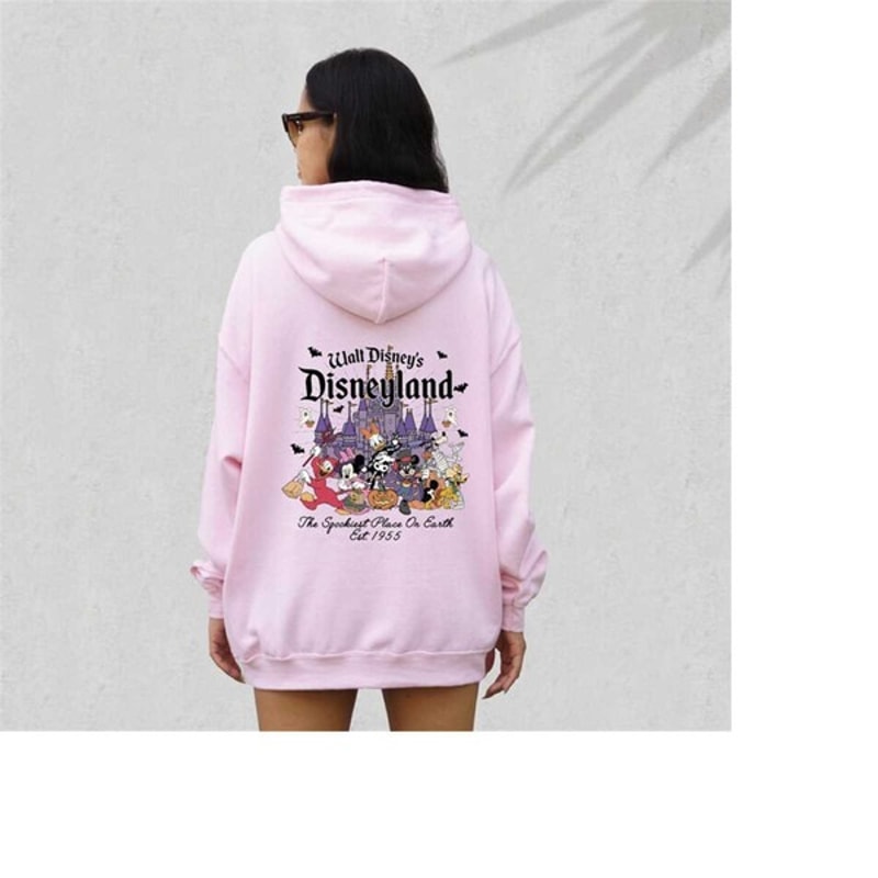Disneyland Halloween Hoodie, Spooky Disney Hoodie, Cute Halloween Sweat, Unisex Sweatshirt, Hoodie