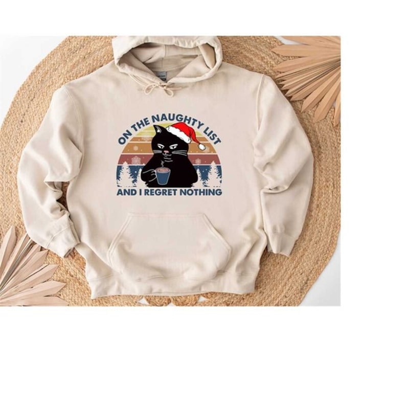 Christmas Cats Hoodie, Funny Christmas Hoodie, Cat Lover Gift, Unisex Sweatshirt, Hoodie