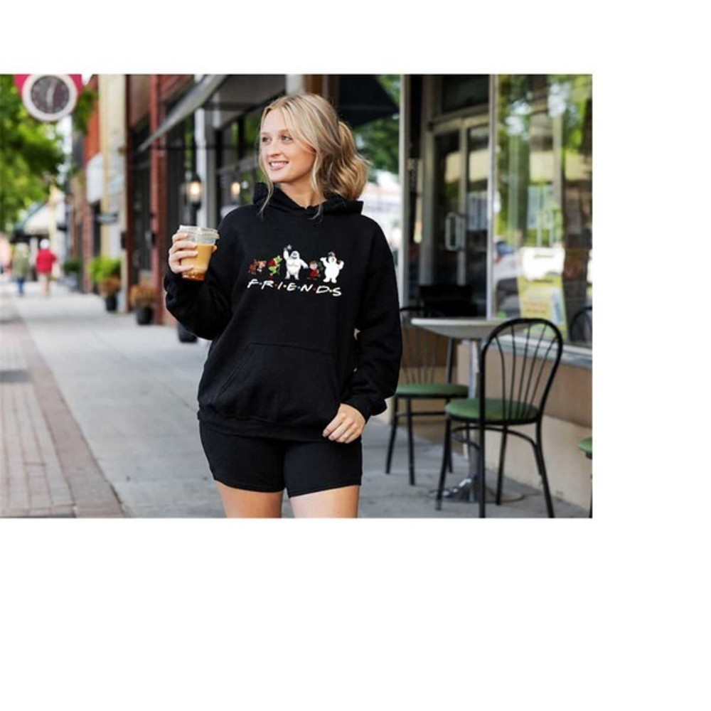 Christmas Friends Hoodie, Funny Christmas Hoodie, Cute Christmas Gift, Unisex Sweatshirt, Hoodie