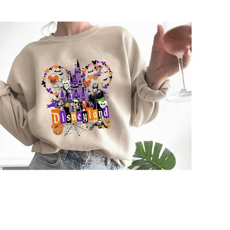 Disneyland Halloween Sweatshirt, Mickey and Friends Halloween Sweater, Unisex Sweatshirt, Hoodie