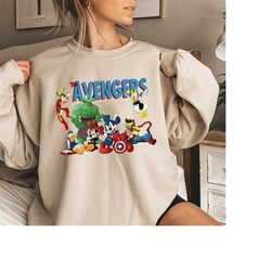 avengers mickey sweatshirt, disney avengers sweatshirt, mickey and friends sweatshirt, unisex sweatshirt, hoodie