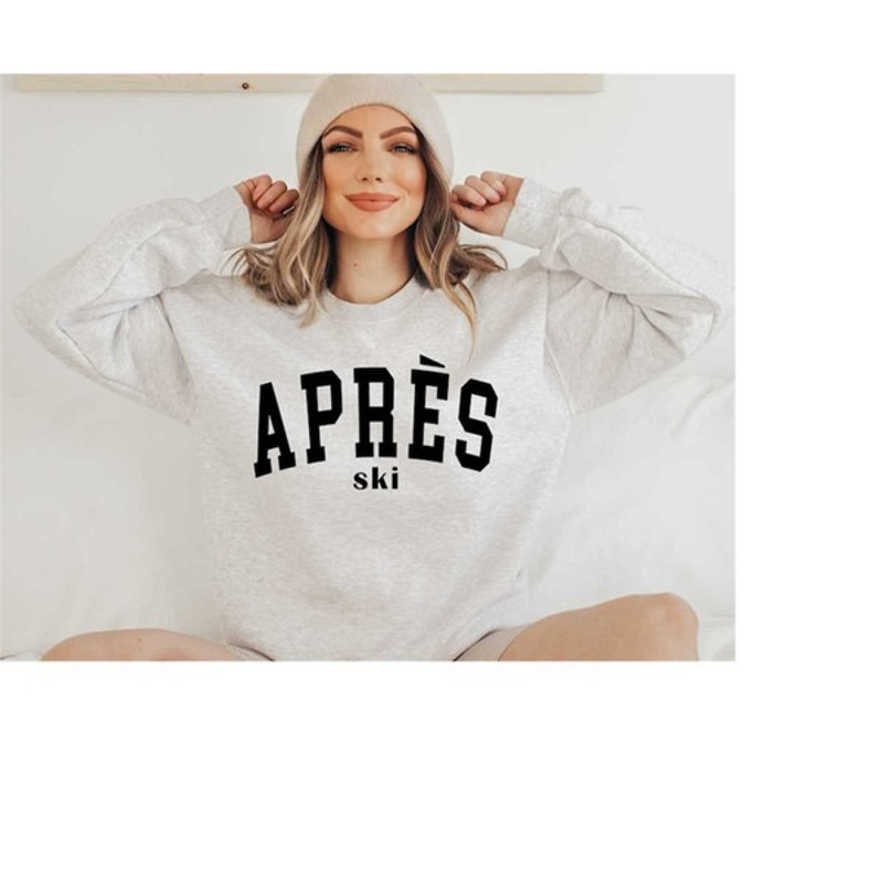 Apres ski sweatshirt, apres ski sweater, gifts for skier, gifts for ski bums, Unisex Sweatshirt, Hoodie