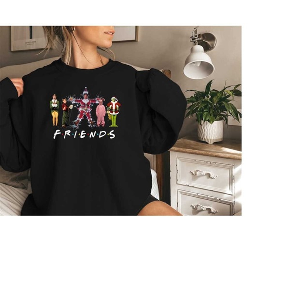 Christmas movie friends shirt, movie christmas shirt ,funny christmas shirt, Unisex Sweatshirt, Hoodie