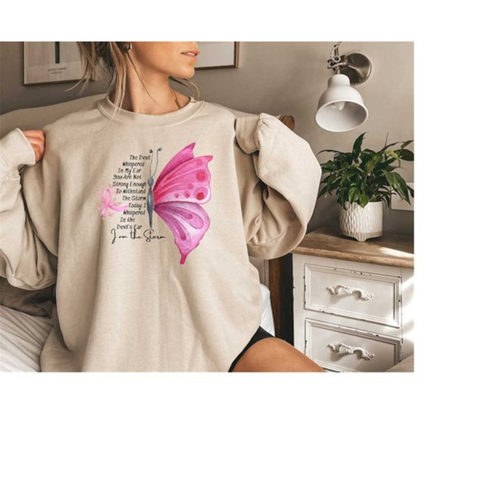 Cancer Sweatshirt, Cancer Warrior Shirt, Breast Cancer Shirt, Stronger Than Cancer, Unisex Sweatshirt, Hoodie