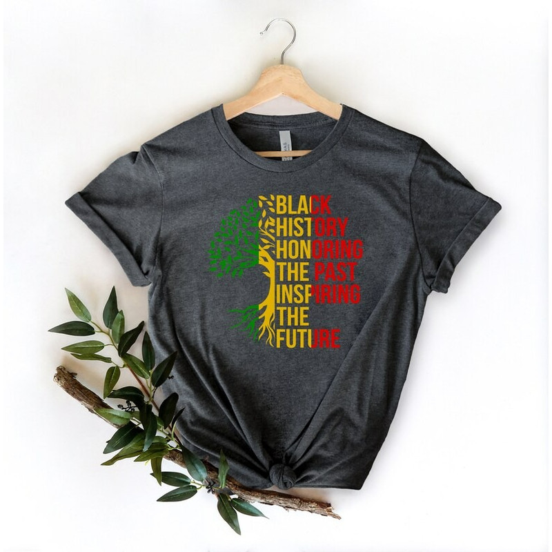 Black History Honoring The Past Inspiring The Future Teacher Shirt, Unisex T-Shirt