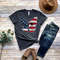 USA Butterfly T-Shirt, 4th Of July Shirt, Gift For 4th Of July, Unisex T-Shirt