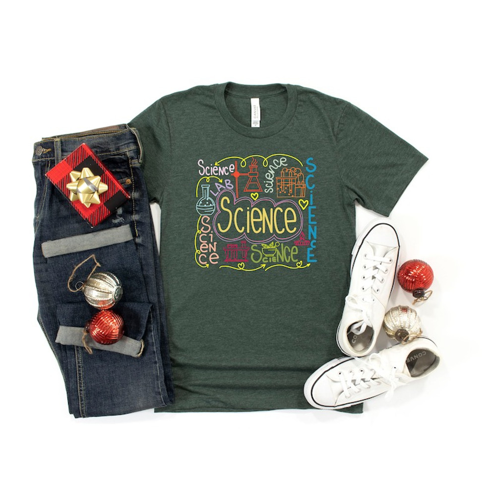 Cool Science Shirt, School Student Teacher spirit Shirt, Gift for Student Teacher, Unisex T-Shirt