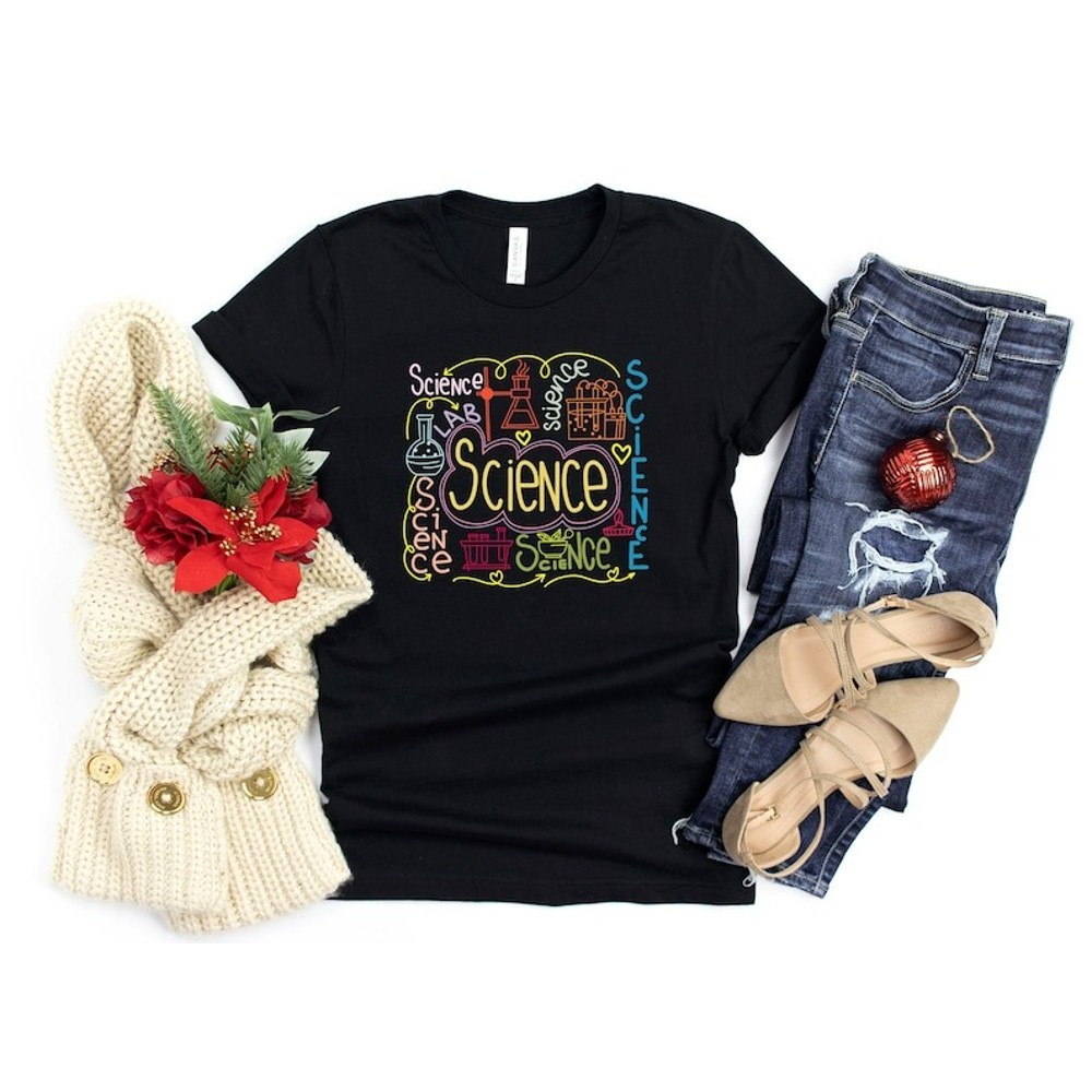 Cool Science Shirt, School Student Teacher spirit Shirt, Gift for Student Teacher, Unisex T-Shirt