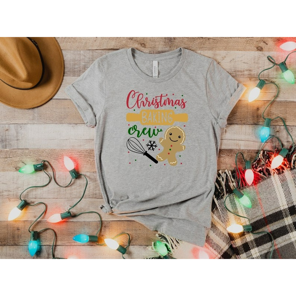 Christmas Baking Crew, Christmas Shirt, Christmas Shirts, Unisex T-Shirt