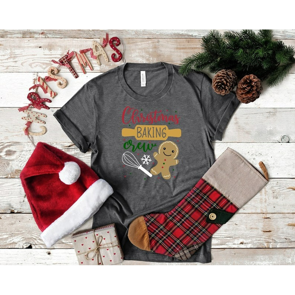 Christmas Baking Crew, Christmas Shirt, Christmas Shirts, Unisex T-Shirt