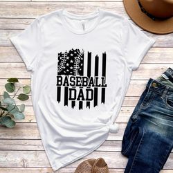 baseball dad shirt, daddy gift for fathers day tee dad gift from daughter, unisex t-shirt