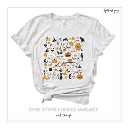 halloween shirt little things doodles shirt, unisex t-shirt