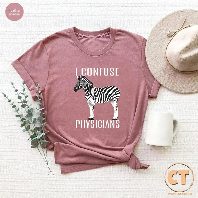 Rare Disease Shirt, Zebra Ribbon Tshirt, Chronic Illness Tee, Unisex T-Shirt