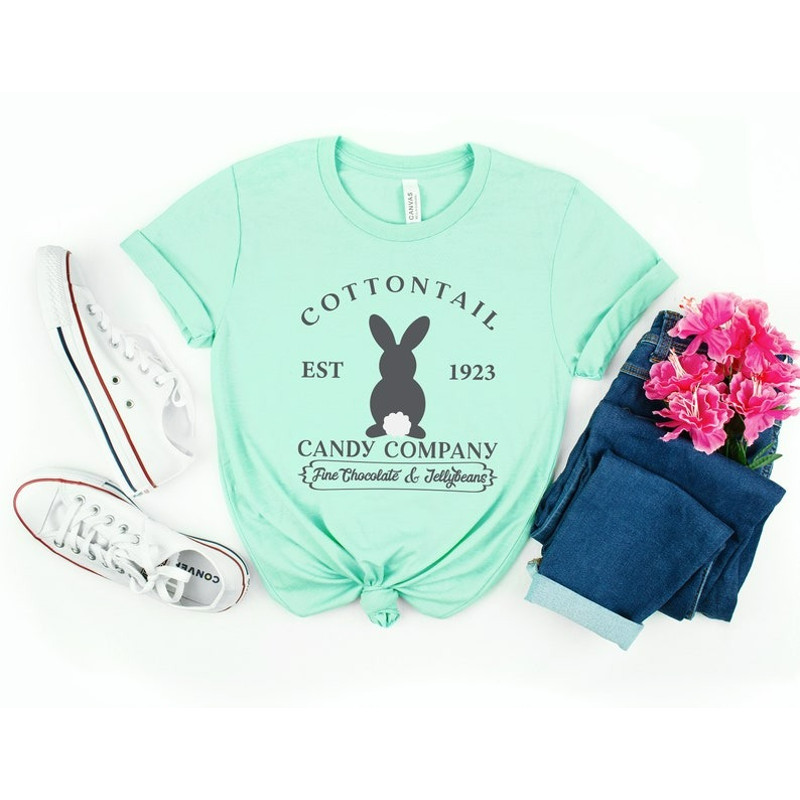 Cottontail Candy Company Easter Shirt,Easter Shirt For Woman, Unisex T-Shirt