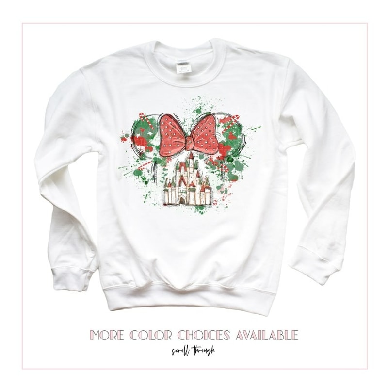 Christmas Castle Sweatshirt, Unisex Sweatshirt, Hoodie