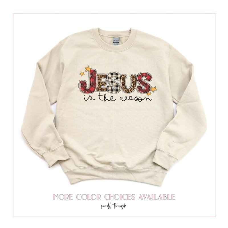 Jesus Is The Reason Christmas Sweatshirt, Christian Christmas Shirts, Unisex Sweatshirt, Hoodie