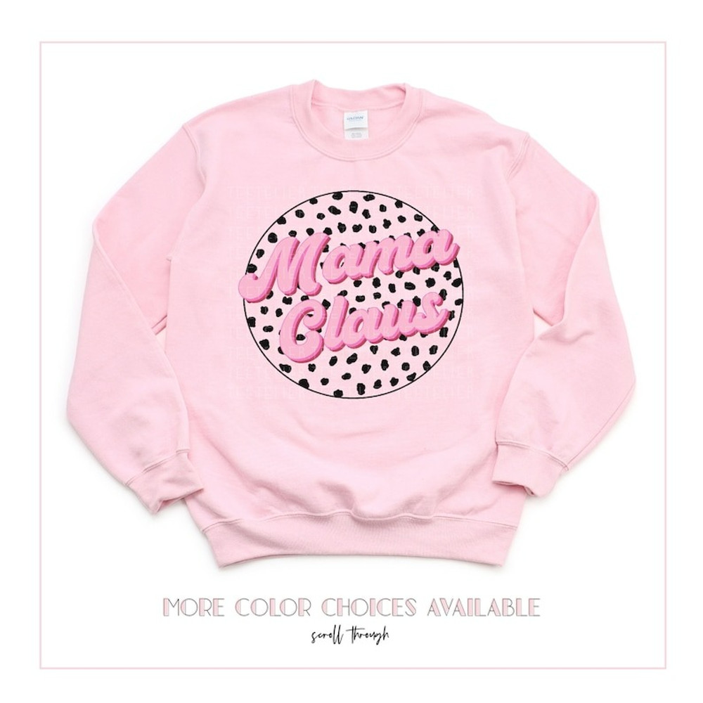 Mama Claus Sweatshirt, Christmas Sweatshirts Xmas Crewneck, Unisex Sweatshirt, Hoodie