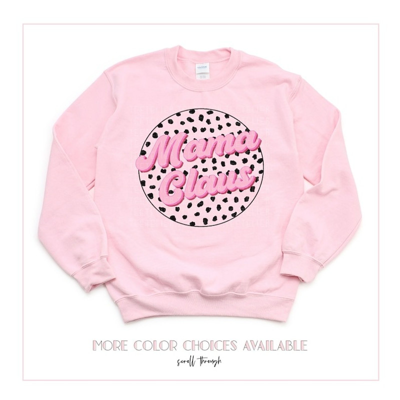 Mama Claus Sweatshirt, Christmas Sweatshirts Xmas Crewneck, Unisex Sweatshirt, Hoodie