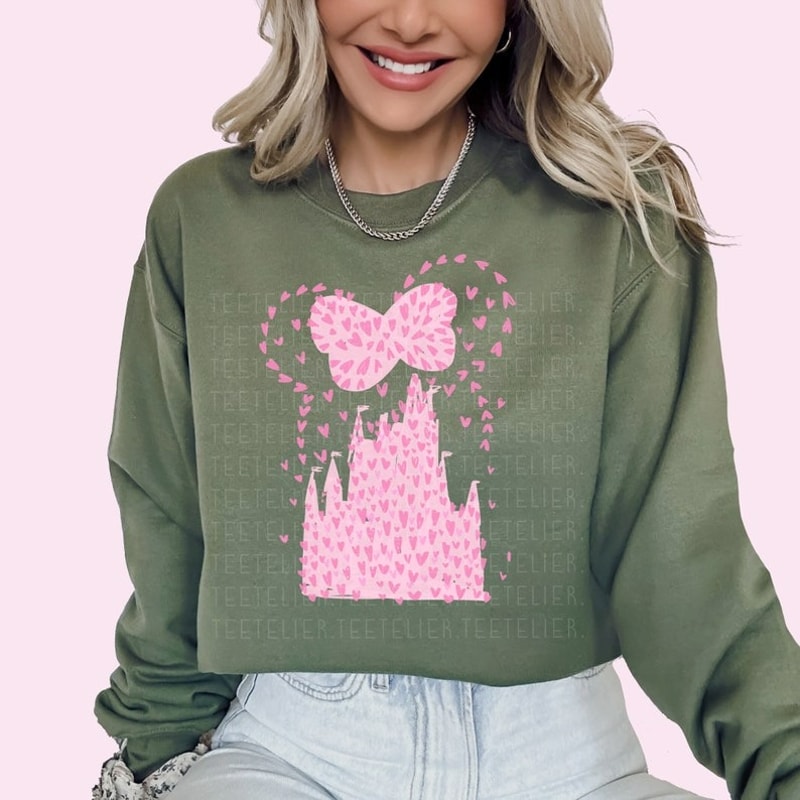 Castle Sweatshirt Mouse Ears Sweatshirt, Unisex Sweatshirt, Hoodie