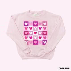 groovy mouse ears sweatshirt valentines day shirt, unisex sweatshirt, hoodie 1