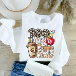 100 days of school sweatshirt, preschool teacher gifts, unisex sweatshirt, hoodie