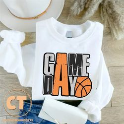 game day basketball sweatshirt, basketball coach sweater, unisex sweatshirt, hoodie