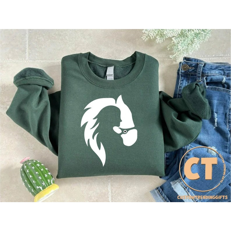 Horse Mom Sweatshirt, Horse Rider Woman Sweat, Equestrian Gift, Unisex Sweatshirt, Hoodie