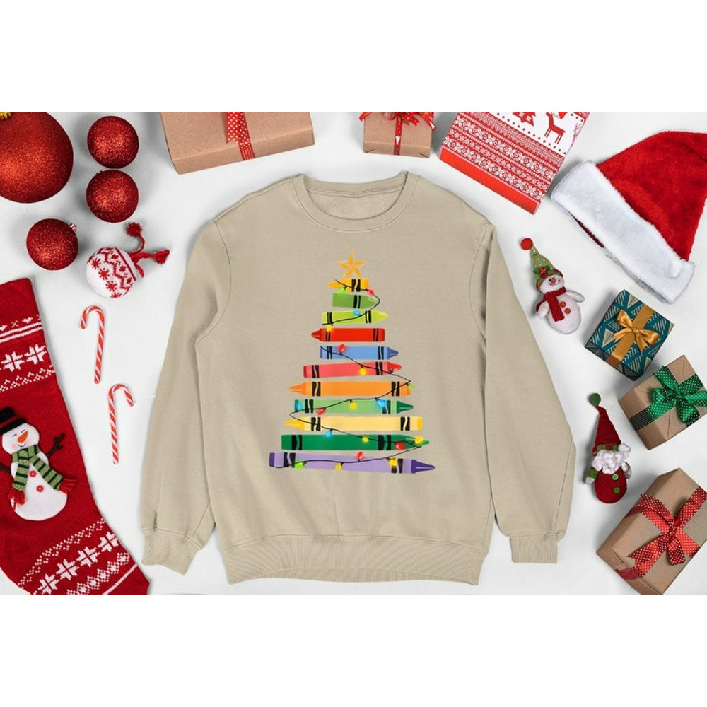 Art Teacher Christmas Sweatshirt, Teacher Gifts, Kindergarten Teacher Sweater, Unisex Sweatshirt, Hoodie