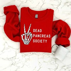 dead pancreas society sweatshirt, diabetes awareness shirt, blue ribbon tee, unisex sweatshirt, hoodie