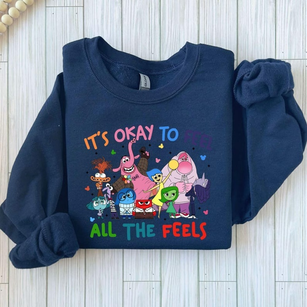 It's Okay To Feel All The Feels Sweatshirts, Inspirational Hoodies, Unisex Sweatshirt, Hoodie