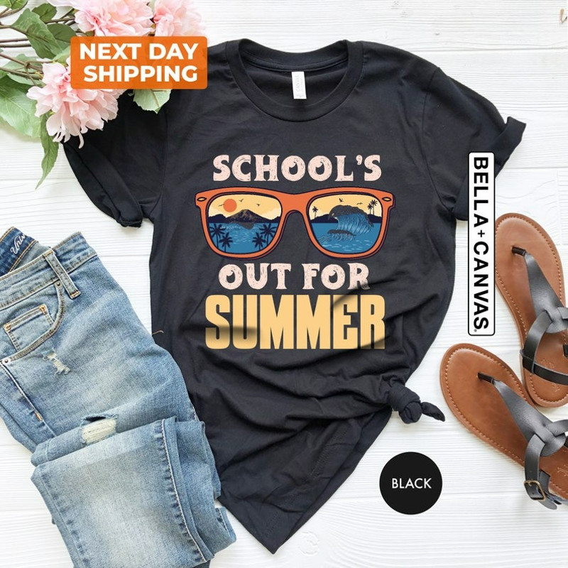 School's Out For Summer Shirt, Out School Shirt, Teacher Gift Shirt, Unisex T-Shirt