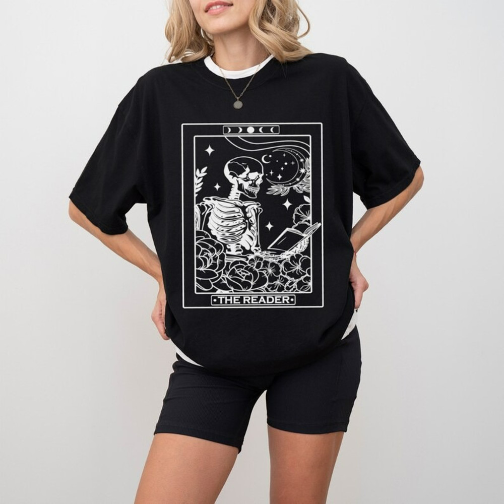 Unisex Tarot Card Shirt, Book Lover Gift, Bookish Gift, Tarot Lover Gift, Unisex T-Shirt