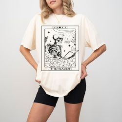 unisex tarot card shirt, book lover gift, bookish gift, tarot lover gift, unisex t-shirt