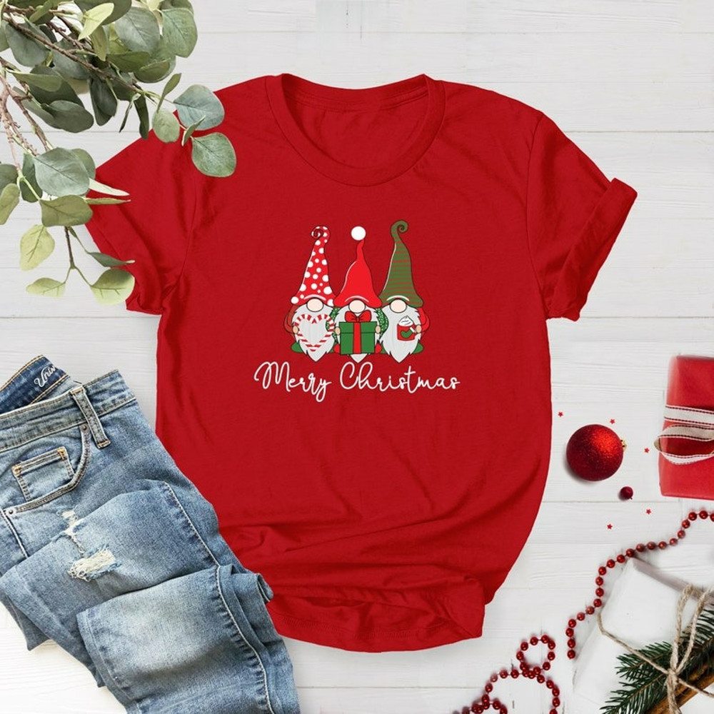 Christmas Gnomes Shirt, Gnome Shirt, Holiday Gnomes, Funny Christmas Shirt, Unisex T-Shirt