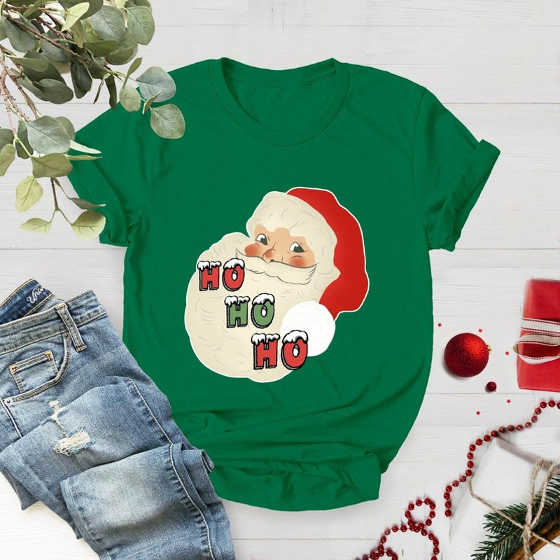 Vintage Santa T Shirt, Vintage Santa Shirt, Xmas Holiday, Unisex T-Shirt