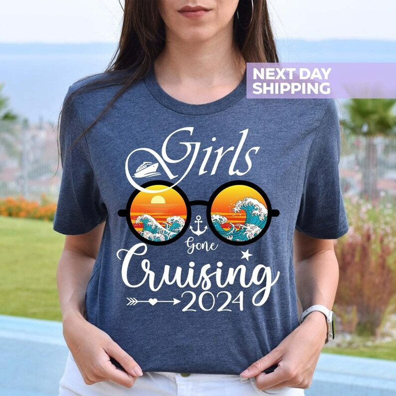 Girls Gone Cruising Shirt, Cruise Tee, Cruise Lovers Shirt, Vacation Cruise Trip Shirt, Unisex T-Shirt